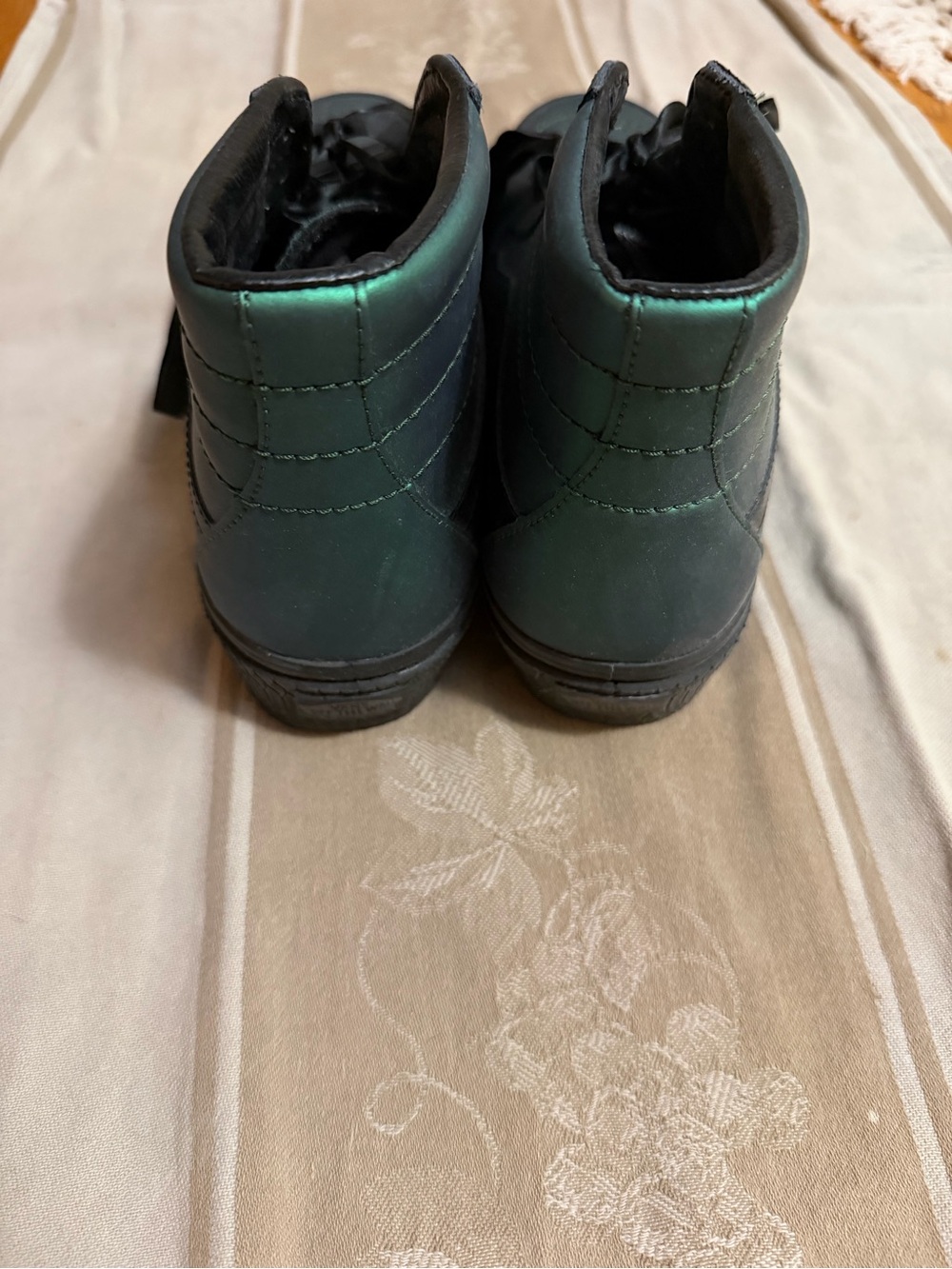 Harry Potter Slytherin Platform Vans size 9.5 - Picture 5 of 6